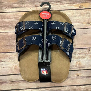 NWT! Dallas Cowboys Sandals